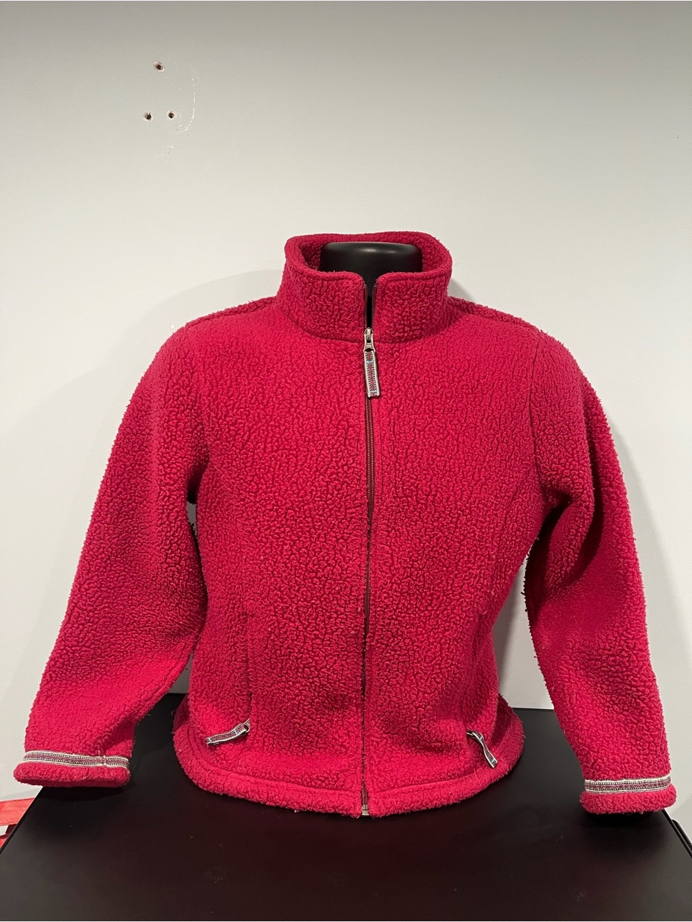 L.L. Bean women Bright Pink Sherpa Puffer Jacket